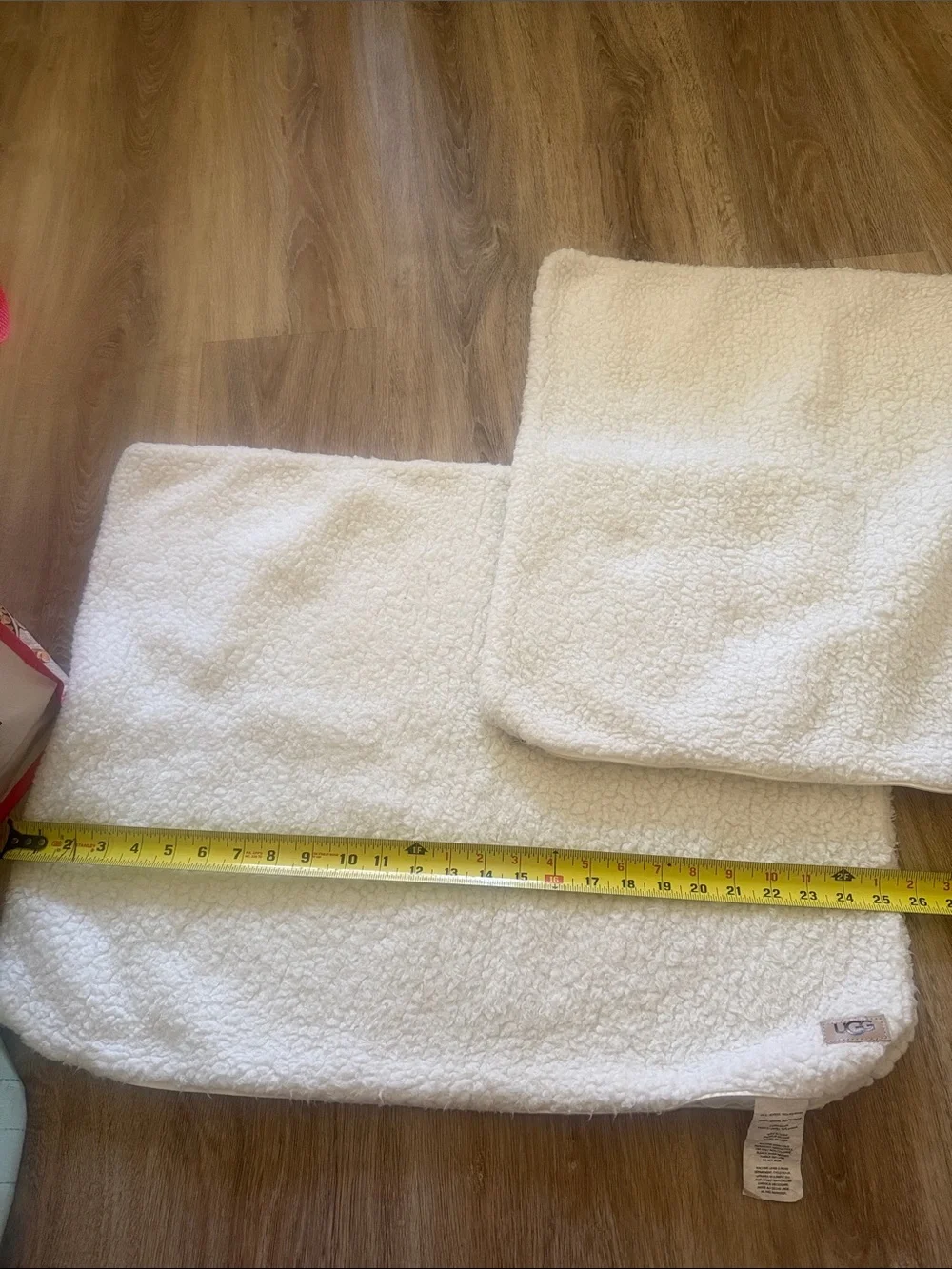 UGG Cream Sherpa pillow covers  (Pair)